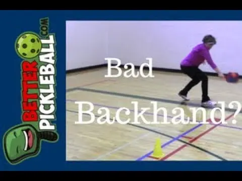 Pickleball Backhand Groundstroke Drill