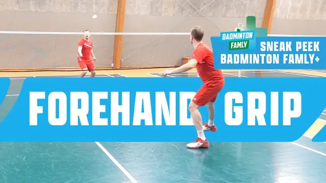 Badminton Forehand Grip for beginners - From Badminton Famly+