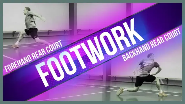 Badminton FOOTWORK defense rear court - Easy tips