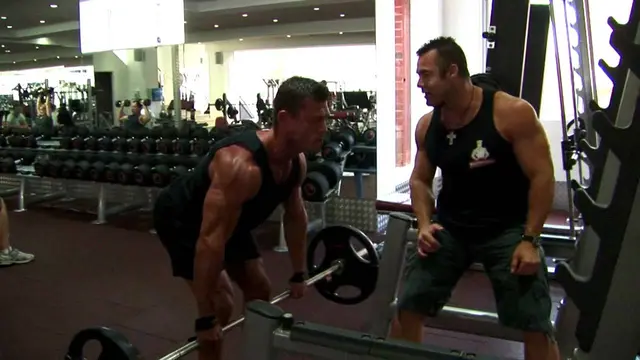 Barbell Row Exercise