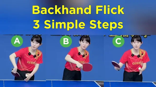 Backhand Flick Too Hard? Try This Simple A-B-C Method.