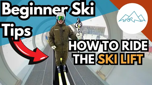 How to get onto a ski lift | Beginner ski tips | How to get on a magic carpet