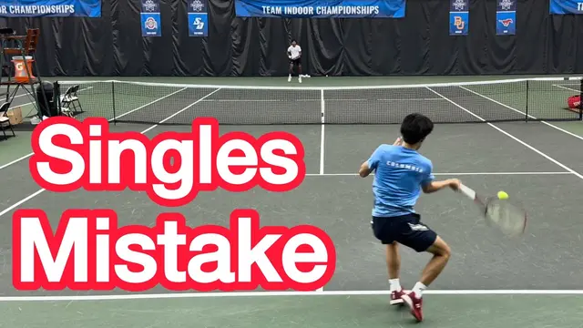 You MUST Do This When You Hit Cross Court (Tennis Singles Strategy)