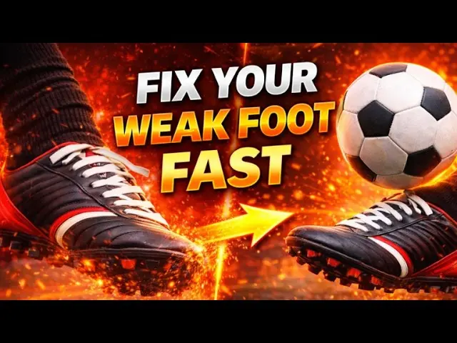 Can’t Use Your Weak Foot in Soccer? Do This Daily