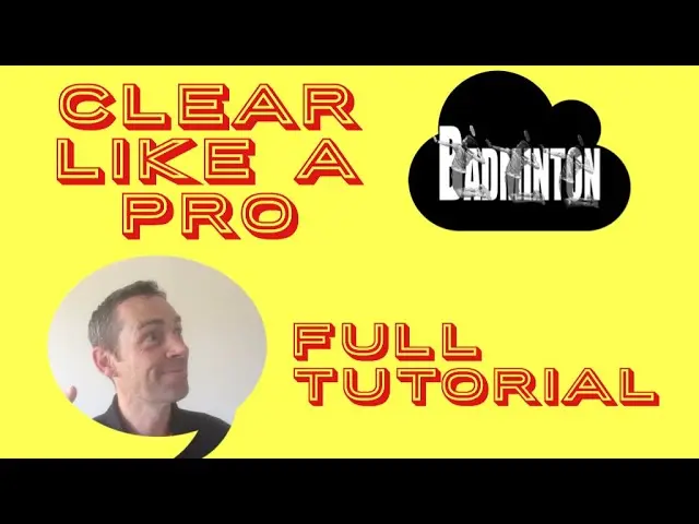 Clear Like a Pro Badminton forehand - Ideal for coaches or beginners and intermediate 2019