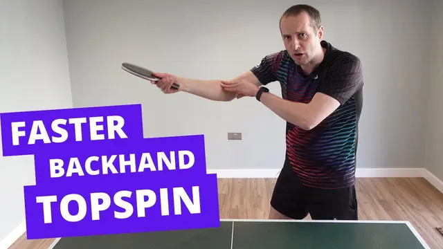 How to hit a faster backhand topspin