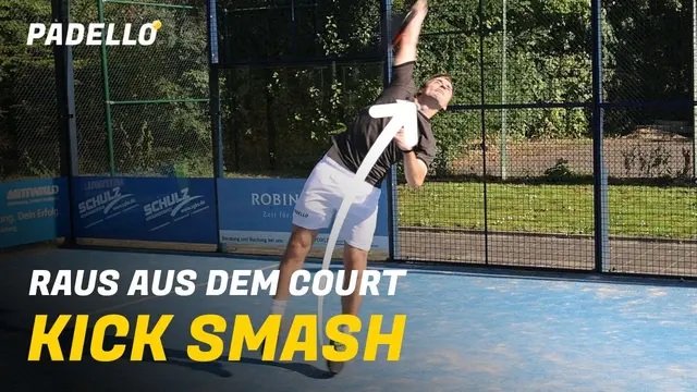 The Kick Smash: How the ball leaves the court in padel tennis