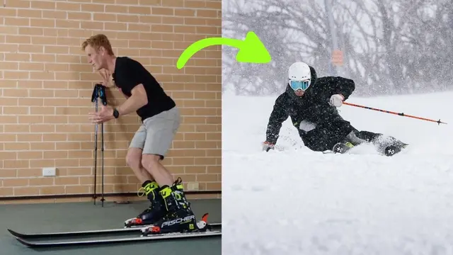 How to create a better athletic ski stance