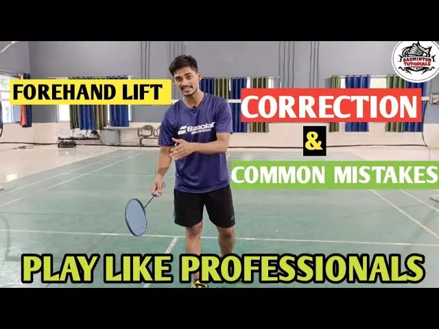 FOREHAND LIFT CORRECTION || BADMINTON FOREHAND LIFT TUTORIAL || #badminton #badmintontutorials