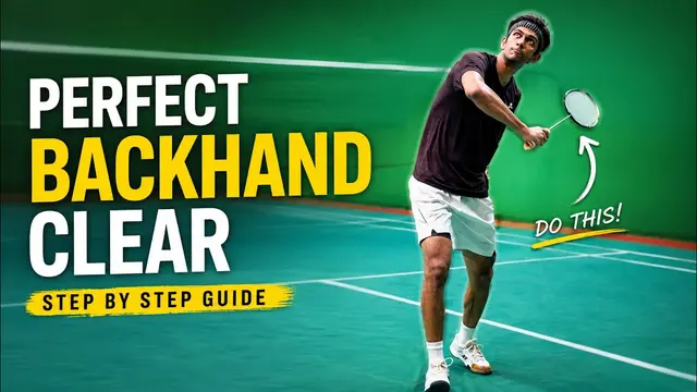 Learn how to play the Backhand Clear | Step by Step Tutorial .. #badmintonwithajay