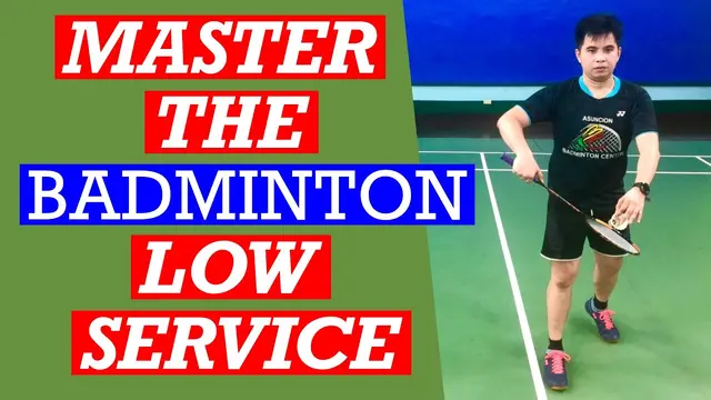 MASTER THE LOW BADMINTON SERVICE- A drill to help you have a killer serve and start the game strong