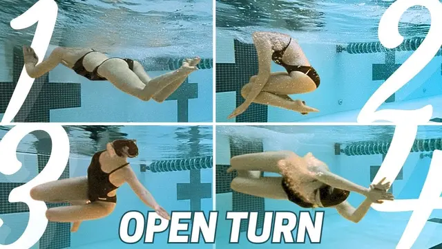 Beginner Swimmers: Stop Pausing at the Wall (How to do an open turn)