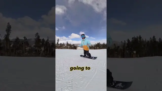 Secrets for toeside turns (goofy version) #snowboarding