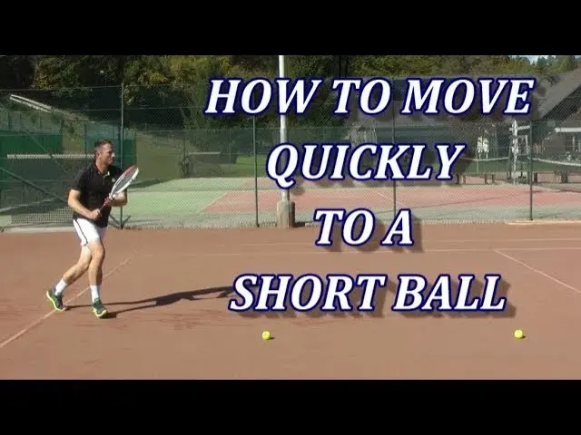 Efficient Tennis Footwork - How To Move Quickly To A Short Ball