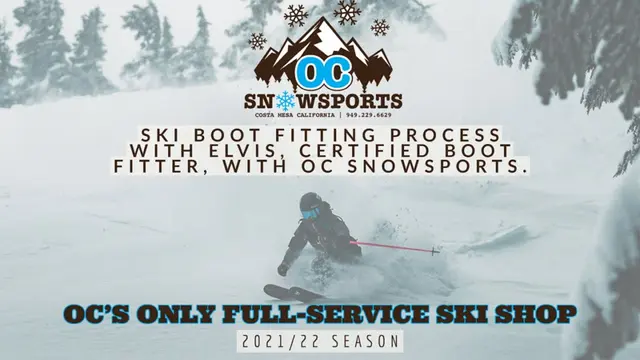 Ski Boot Fitting Process OC Snowsports
