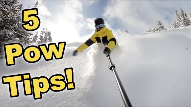 Five Tips For Snowboarding Powder!