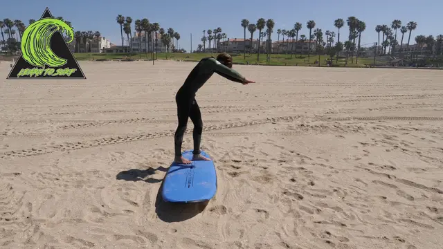Falling off a Surfboard