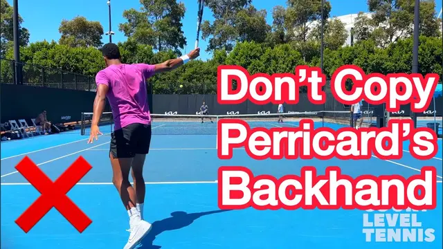 Don’t Copy The Giovanni Mpetshi Perricard One Handed Backhand (Tennis Technique Explained)