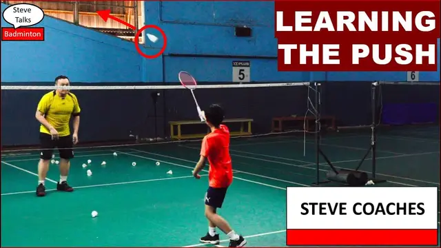 Learning the push - Badminton Training with Steve 20241027