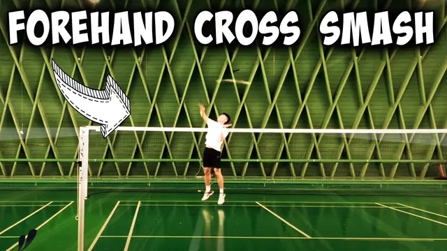 Forehand Cross SMASH - Badminton Tutorial
