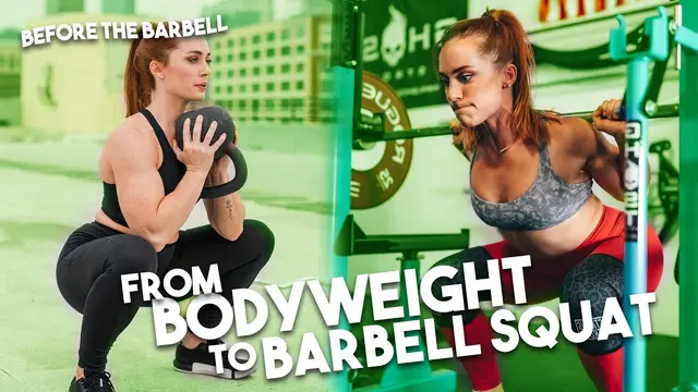 How to Go From Bodyweight to Barbell Squats ๐๐ปโโ๏ธ Before the Barbell