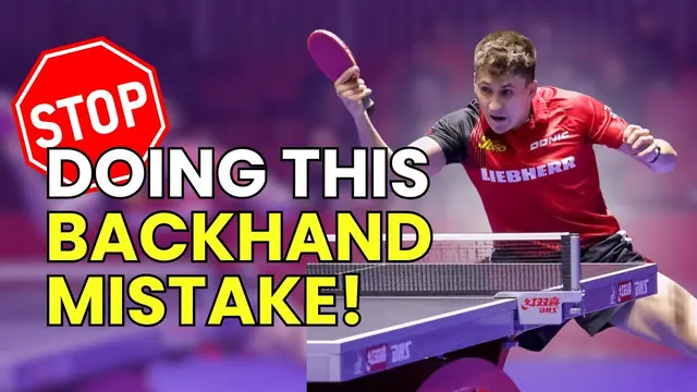 Fix your Backhand Topspin vs. Heavy Chop | Table Tennis Tutorial