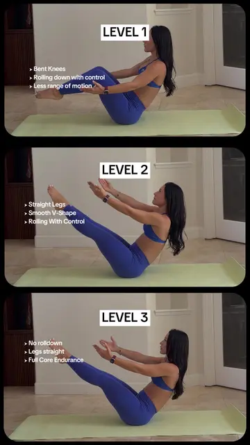Pilates Teaser Progressions: 3 Levels to Build Core Control | TikTok