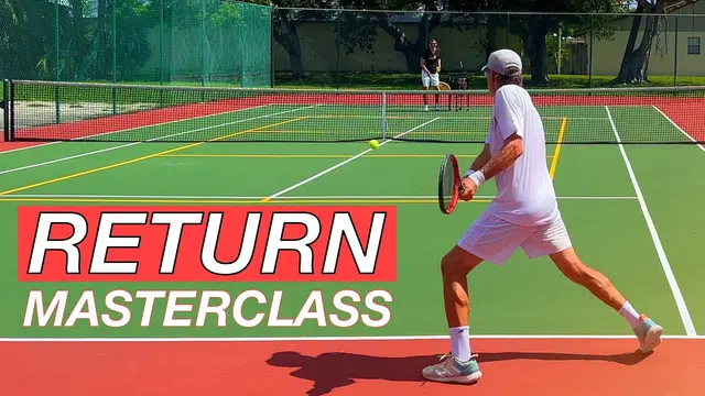 Return of Serve Masterclass with 4.5 NTRP Student Robert