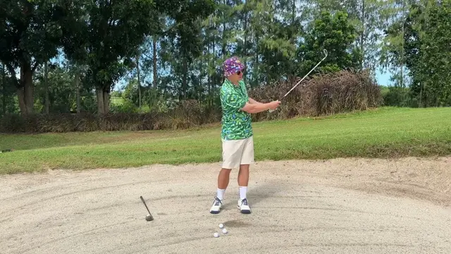 forget everything i've ever said about bunker shots (this is easier)