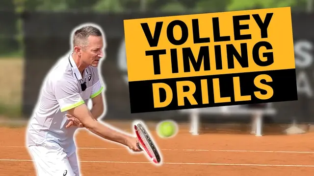 Stop Hitting Volleys Late! - Tennis Volley Tips Part 1