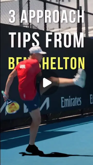 Ben Shelton approach shot lesson | Tennis Footwork & Net Play ...