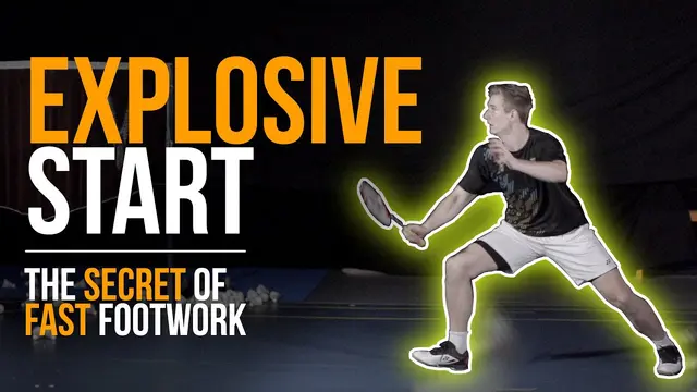 Explosive Start and Split Step: The secret for fast badminton footwork (Part #1)