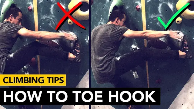 Rock Climbing Tips: Do this to IMPROVE your Toe Hooks