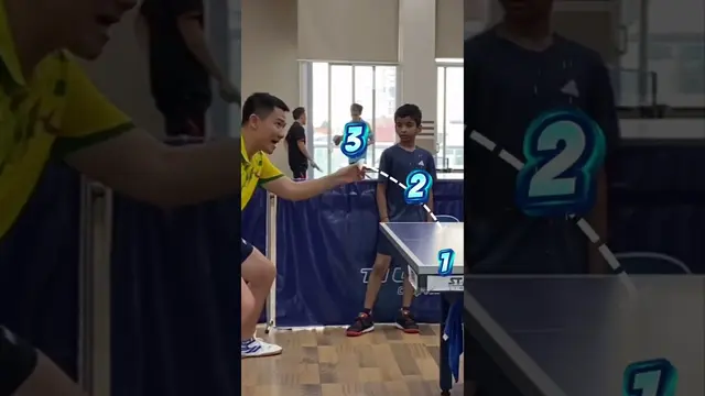 Secret to Backhand Topspin Technique: 1 Power - 1 Loop (Spin) 🔥 #TiLong #Act4SDGs #GlobalGoals