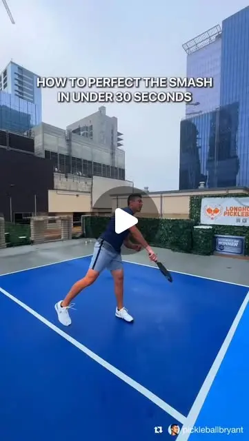 How to Perfect Your Overhead Smash in Pickleball This shot gives a ...
