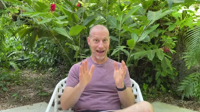 What is happening in the back leg in triangle pose?