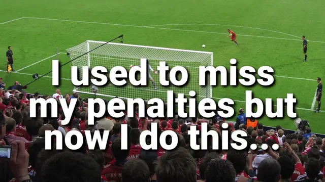 My NEW way to take a penalty kick in soccer - I MISSED until I fixed this...