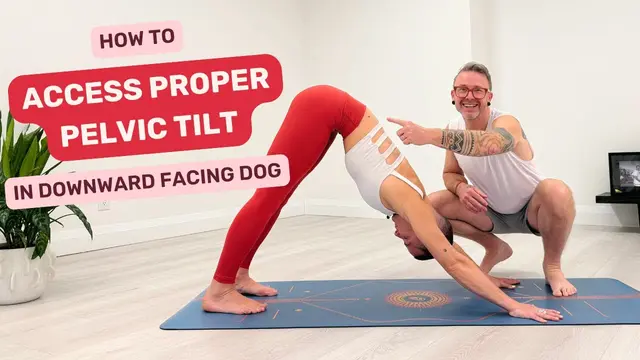How to Access Proper Pelvic Tilt in Adho Mukha Svanasana | Downward Facing Dog in Ashtanga Yoga