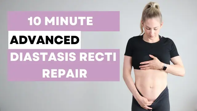 Diastasis Recti Repair Workout - ADVANCED - heal + strengthen your core postpartum