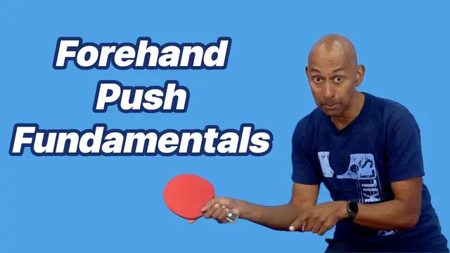 Forehand Push | Table Tennis | PingSkills