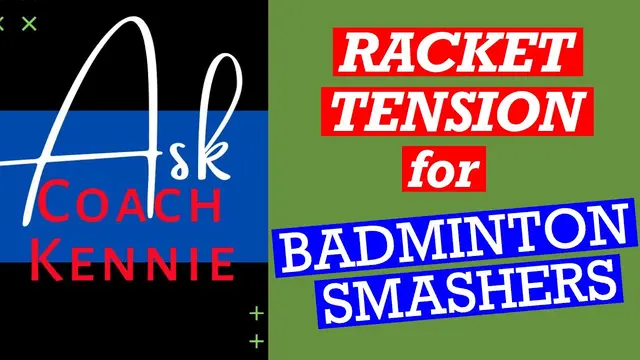 HOW TO CHOOSE RACKET TENSION FOR BADMINTON SMASHERS #badminton #badmintonracket #rackettension