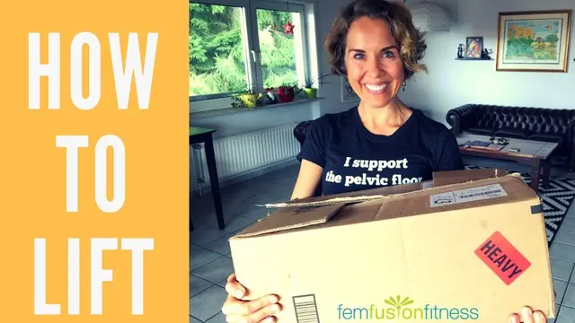 How to Lift (boxes, kids, weights, everything!)... Protect Your Back and Pelvic Floor