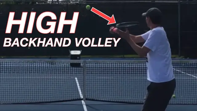 Avoid This Common High Backhand Volley Mistake ⚠️
