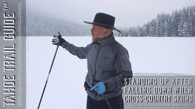 Standing Up After Falling Down When XC Skiing