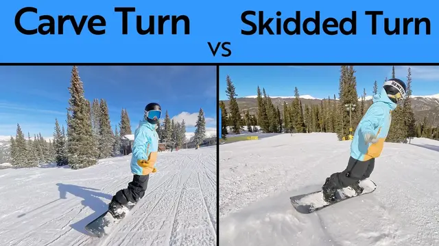 MUST WATCH! Snowboard Turn In Depth Guide: Skid vs Carve Turns