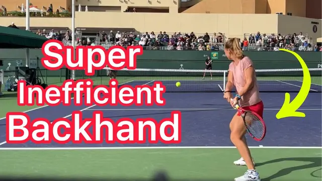 This Is What An Inefficient Backhand Looks Like (Tennis Technique Explained)