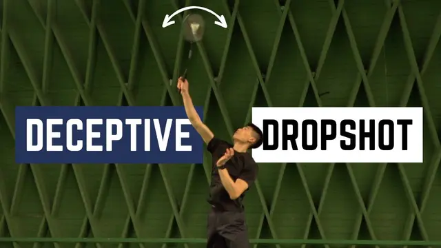 The amazing REVERSE FOREHAND DROP SHOT - Learn it step by step | Basic Feather | Badminton tutorial