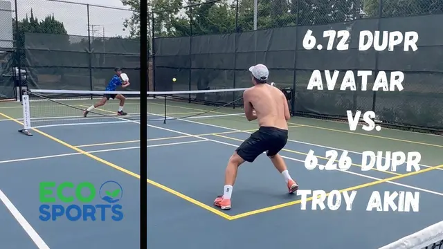 How I Took A Set OFF Quang Duong (Avatar) 6.72 DUPR vs. Troy Akin 6.26 PT 1. Picklelball Pro Singles