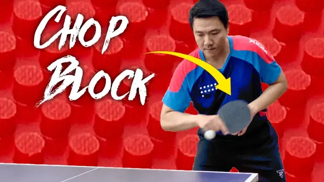 How to Super CHOP BLOCK with Long Pimples