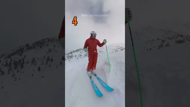 Tip for skiing powder snow